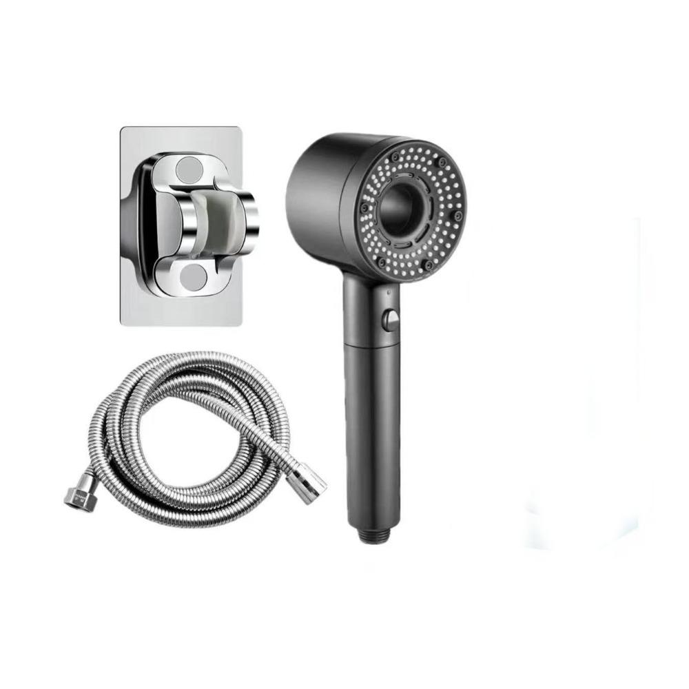 One-Key Stop Bathroom Showerhead Set High Pressure Shower Set  Bathroom Supplies