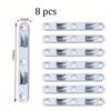 8pcs Bed Hinge Rain Supply Rail Brackets Bedframe Frame Risers Hook Cabinet Hinges Brackets Buckle Stainless Steel All-match