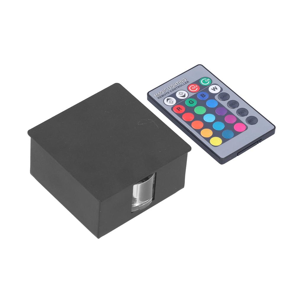 RGB Remote Control Wall Lamp 3W LED Modern Decorative Light for Living Room Hotel Villa KTV