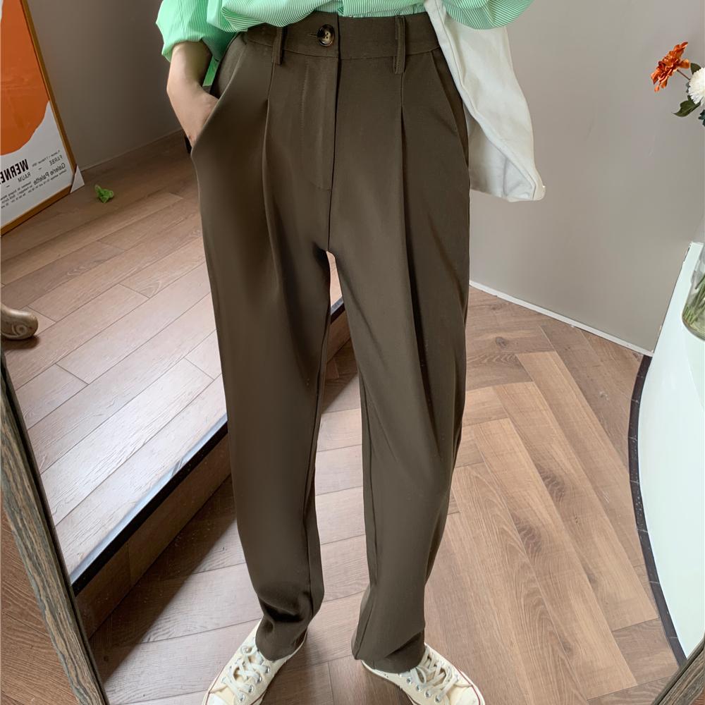 High Waist Straight Women Pants 