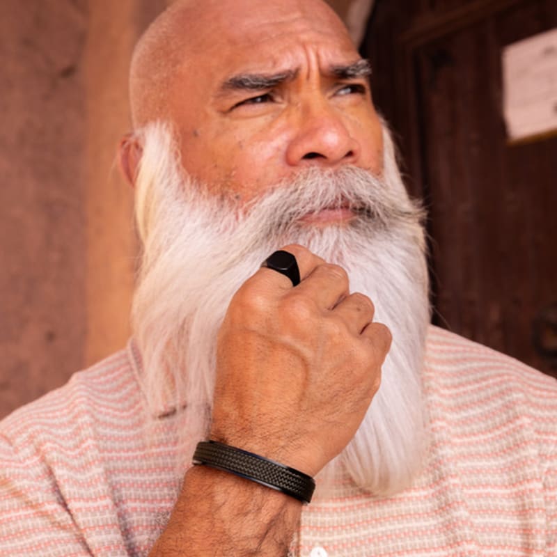 PIG & HEN Signet 16 Classic Ring - Silver