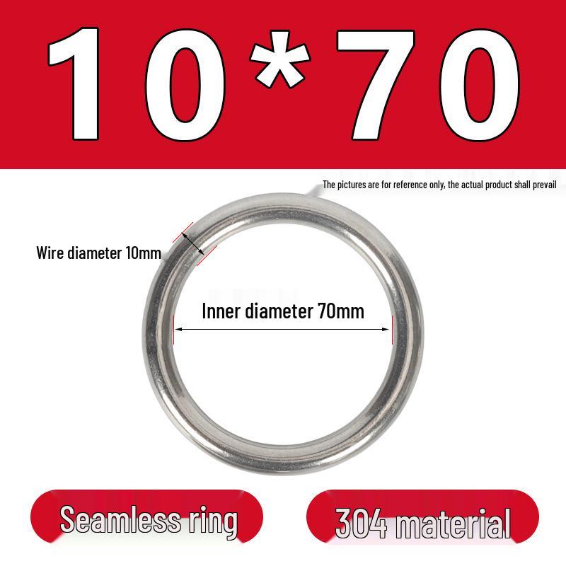 Stainless Steel Seamless O-Ring: Corrosion-Resistant Accessory for Handbags and Pet Gear