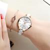 NIBOSI Women's Ceramic White Analog Wristwatch Waterproof Casual Business Fashion High-End Gift