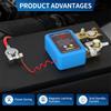 240A Switch 12V Remote Battery Disconnect Switch with Led Voltage Display Automatic Power Shut Off Switch for Auto