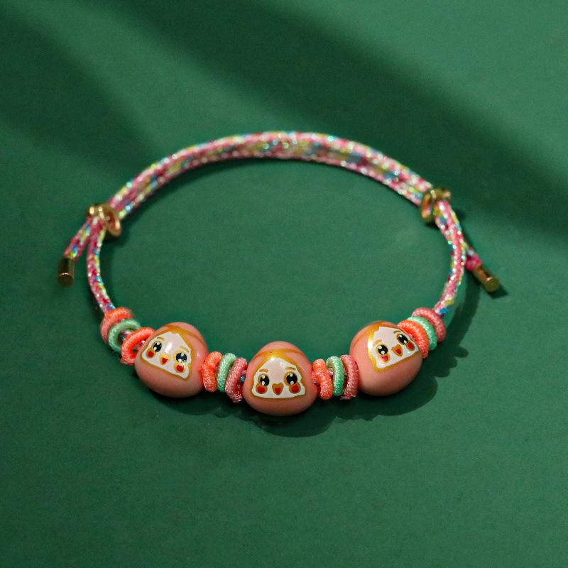 Colorful Rope Handmade Woven Zongzi Festival Bracelet New Ethnic Red Rope Adult Children's Hand Rope
