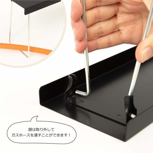 Belca Made in Japan Kitchen Shelf, Belascoat, Stovetop Shelf, 58cm Wide x 11cm Deep x 18cm High, Black, Compatible with Oil Stain-Free, Washable, BC-K