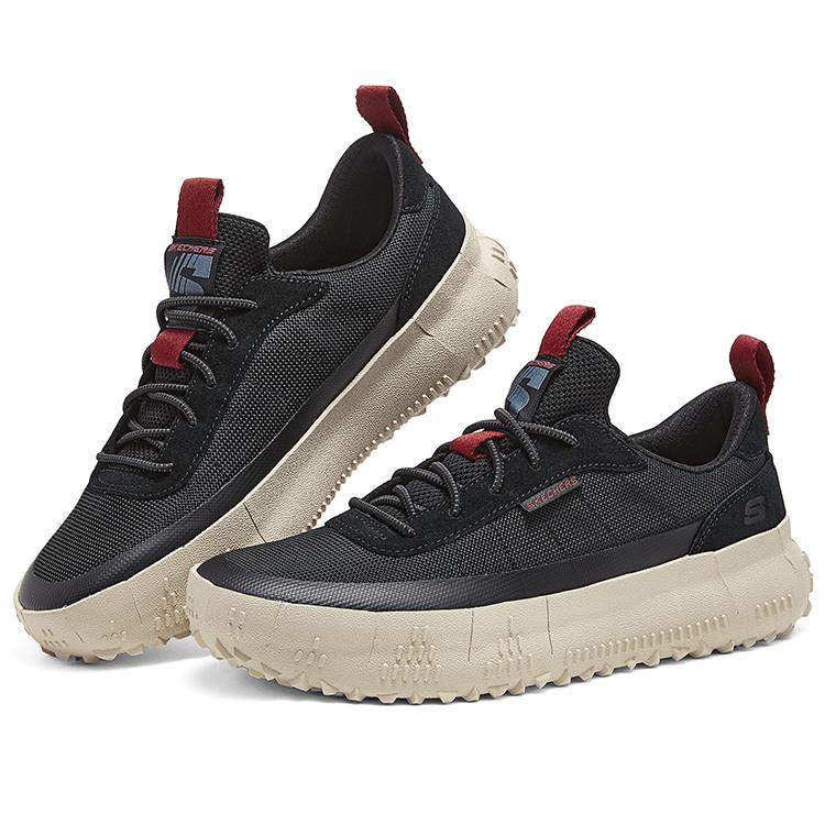 Skechers Revo - Kelce Moda Cómodos Zapatos Casuales de Caña Baja Zapatillas para Hombre Negro 210903-BLK