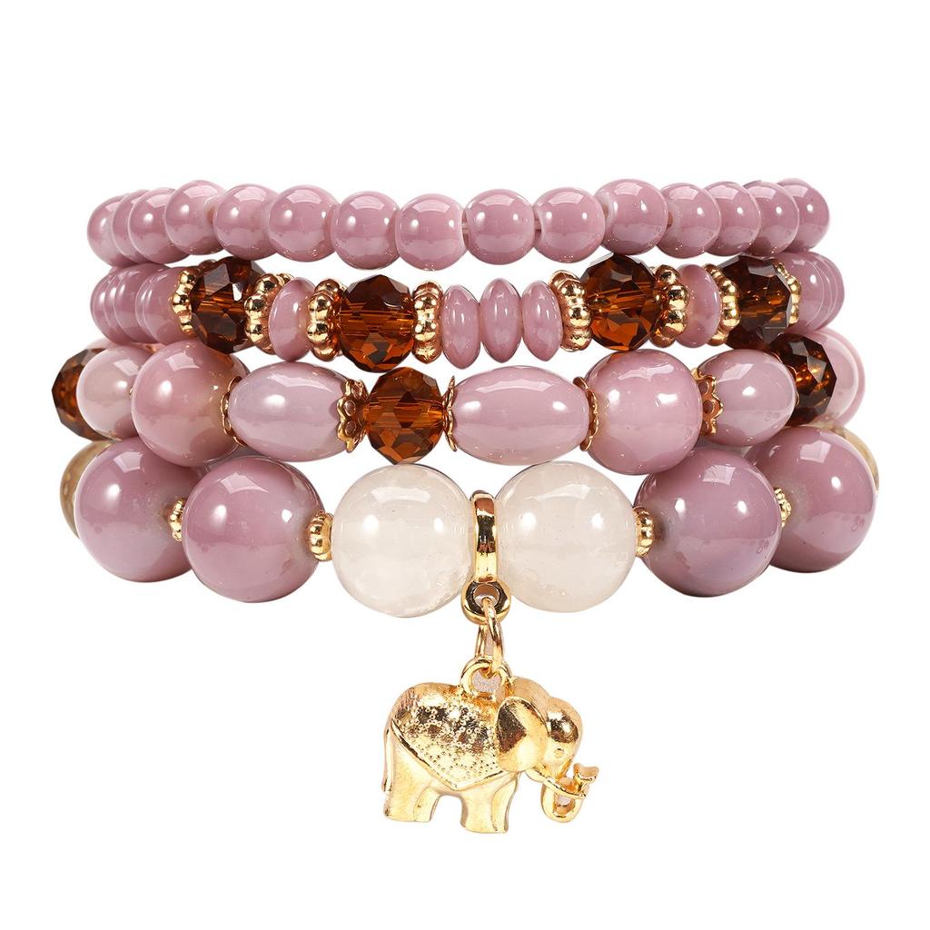 Bohemian Elephant Beaded Bracelet - Popular European and American Style