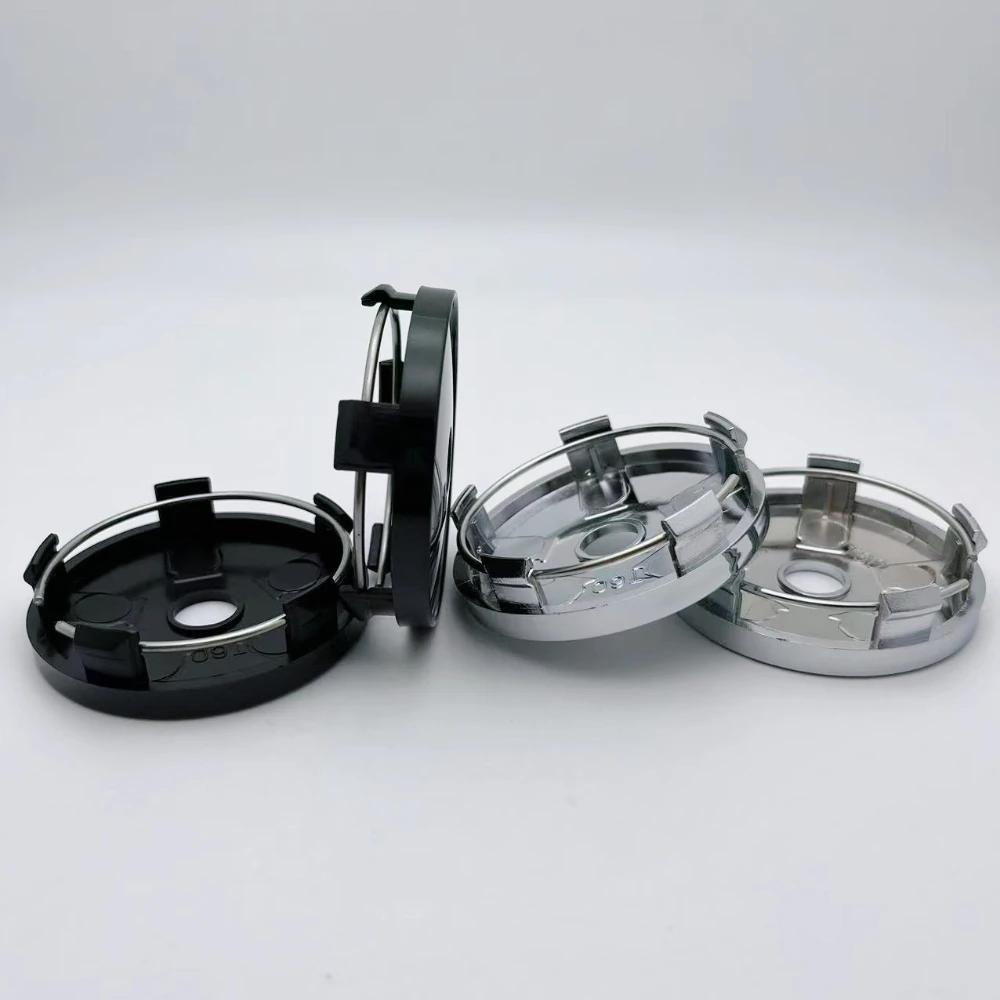 4pcs 60MM 56MM Car Wheel Center Caps With Rays Logo Emblem Badge Wheel Hub Hubcaps Auto Rim Centre Dust Cover Car Accessories