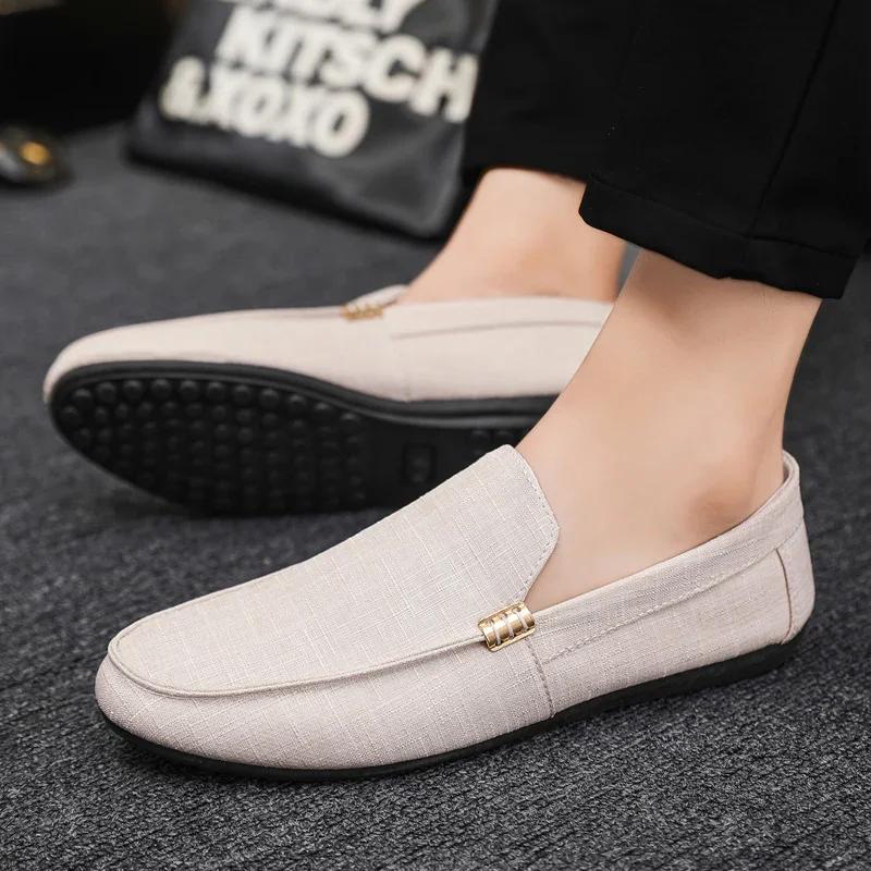Fashion Men Casual Shoes Luxury Brand Men Loafers Breathable Comfort Slip-on Mens Driving Shoes lightweight Lazy Shoes Moccasins