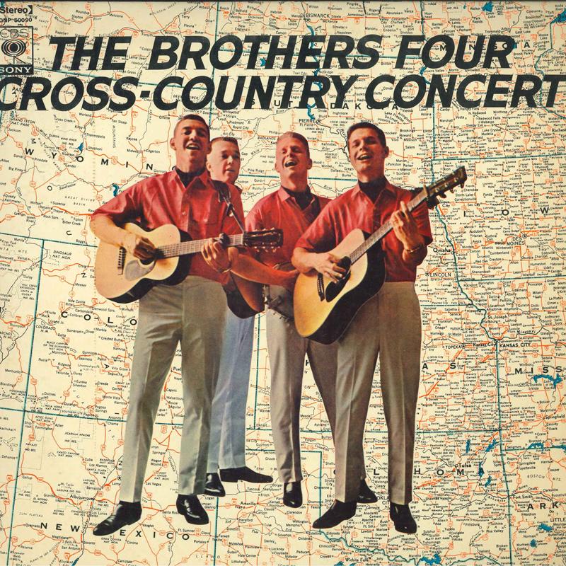 

LP Record BROTHERS FOUR - Cross Country Concert SONP50090 CBS Japan Folk Used