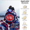 1PC Custom Name Blanket Pistons Detroit Logo Flannel Blankets Patterns Throw Blanket All-Season Soft Gift for Couch, Bed, Camping, Birthday Gifts