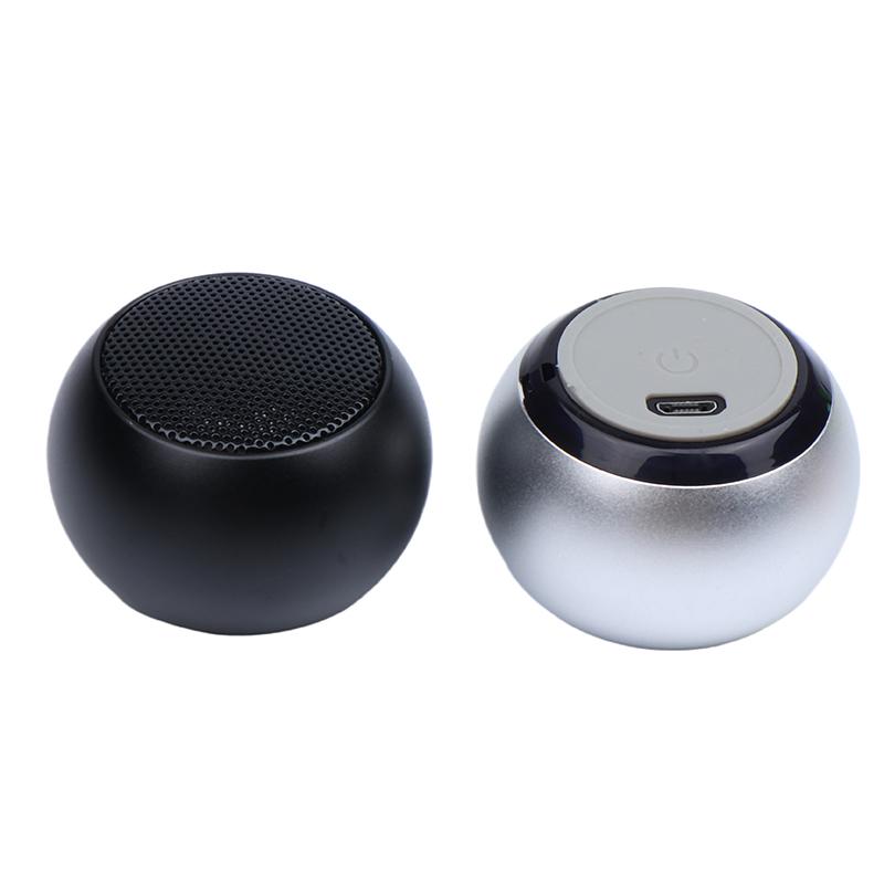 M3 High Quality Bass Mini Led Plating Loud Outdoor Sports Portable Round Small Wireless Speaker For Mobile Phone