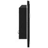 LED Bathroom Mirror in Black Oak Look 100 x 8.5 x 37 cm