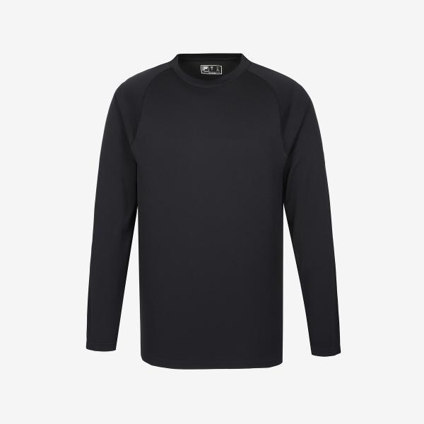 Fila Casa Fila Jacquard Long Sleeve T shirT Fs2rlg3391m blacks/100