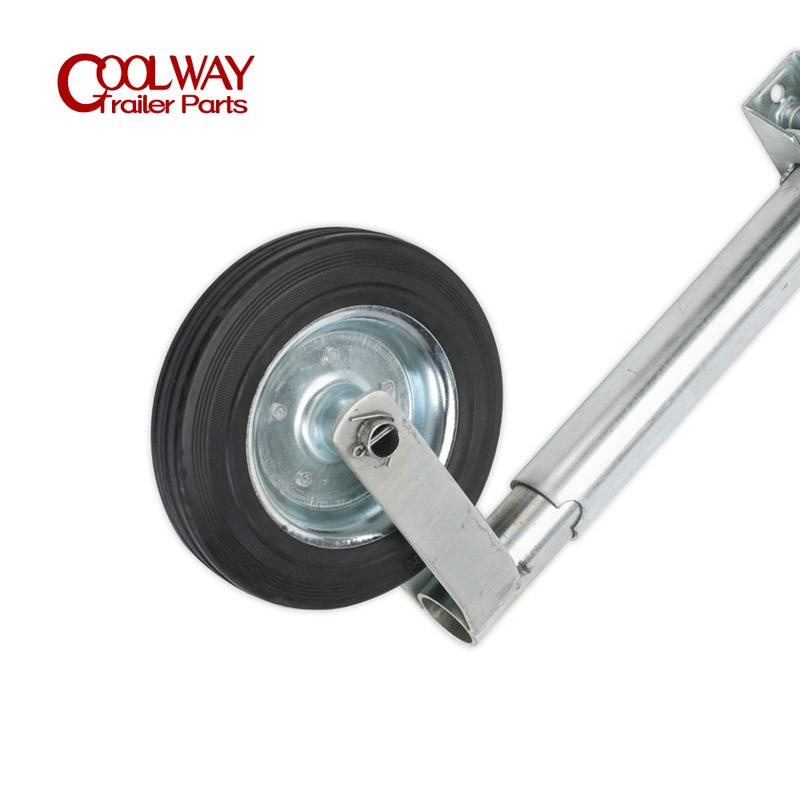 Europe Type Top Wind Trailer Jack Jockey Wheel RV Stand With Clamp 48MM Tube CAP 150KG Caravan Accessories Camper Parts