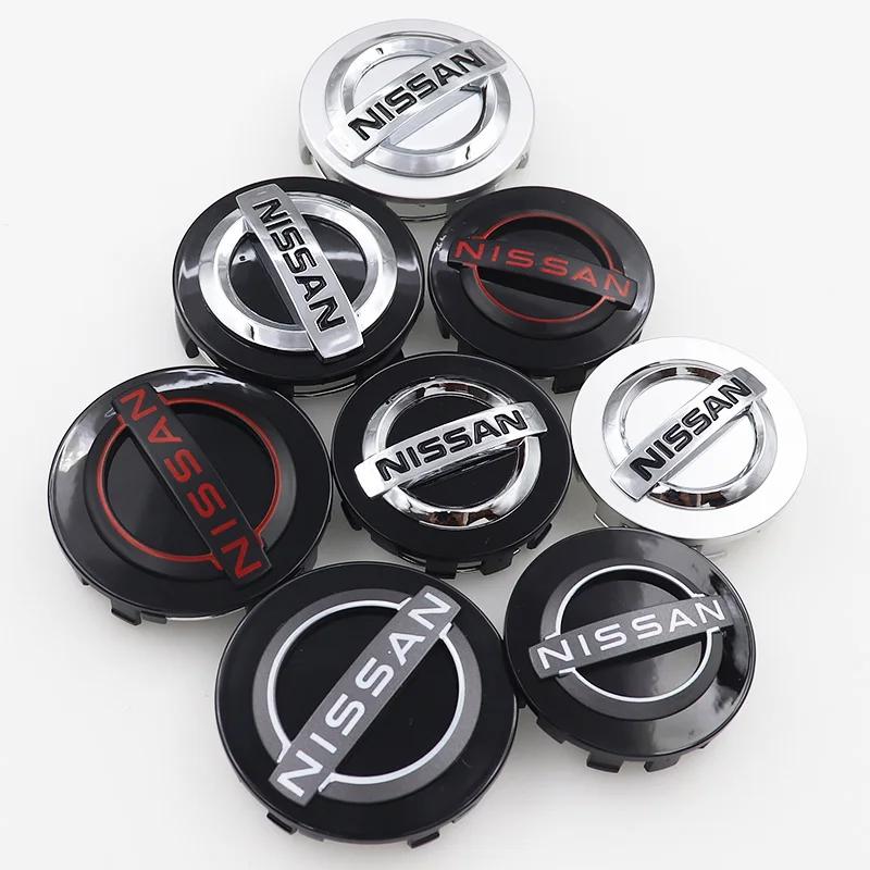 54mm/63mm Neue 4 Stück Auto Radnabenkappen Abdeckungen für Nissan Tiida Sentra X Trail T32 Qashqai J10 J11 Leaf Juke Teana