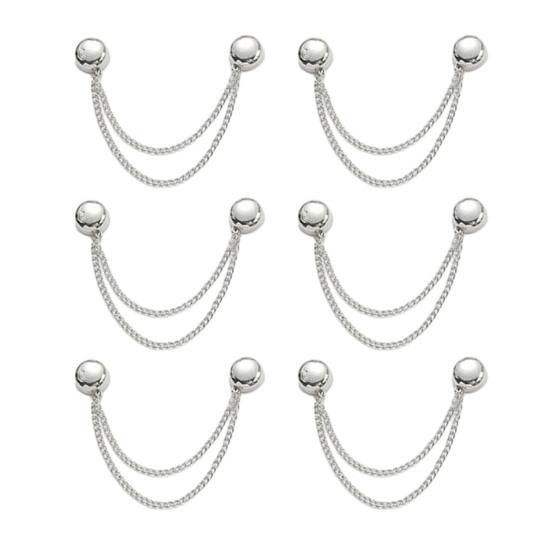 Magnetic Clothing Clips Multi-Function Clothes Hem Clips Magnetic Clips with Chain for Women Pants Jeans Shirts Sweaters