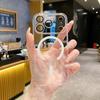 Acrylic Clear Plastic Ultra Thin For Magsafe Case for iPhone 17 Air 16 15 14 Plus 13 12 11 Pro Max Camera Protect Cover