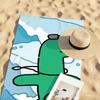 Cartoon J-Joguman Studio Cute Towel Quick Drying Beach Towels Are Suitable For Swimming Pools Camping Yoga And The Gym