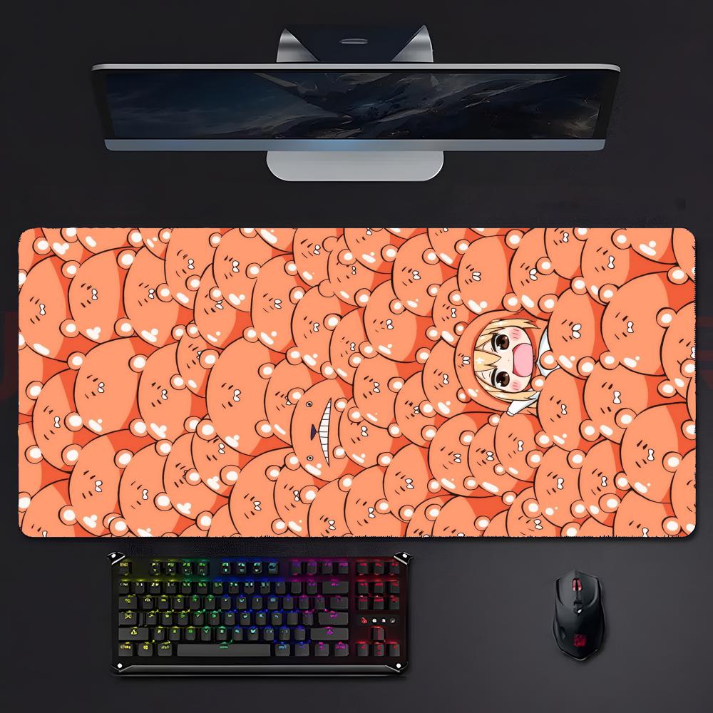 Anime Comedy Hhimouto Umaruchan Mouse Pad Mousepad Large Gaming Lockedge Thickened Pc Table Desk Mat