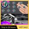 Autoaufkleber Für Alfa Romeo 1/2/5/10 Stück Auto Styling Embleme Aufkleber Innendekoration Aufkleber Für Alfa Romeo Giulia Stelvio Giu