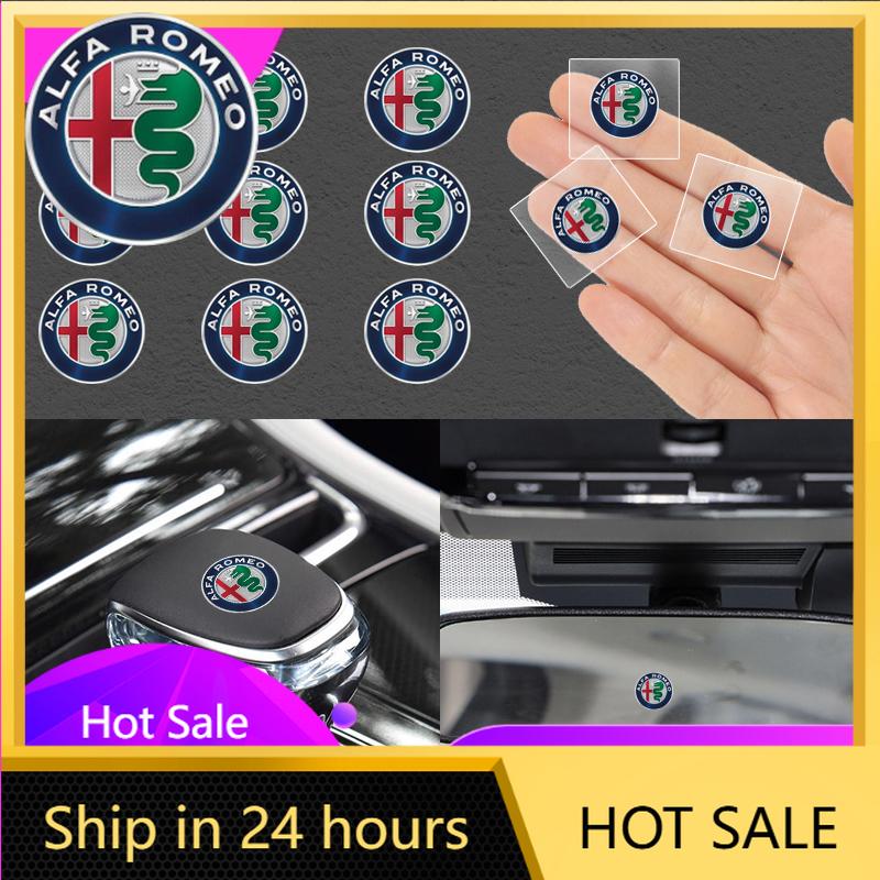 Autoaufkleber Für Alfa Romeo 1/2/5/10 Stück Auto Styling Embleme Aufkleber Innendekoration Aufkleber Für Alfa Romeo Giulia Stelvio Giu