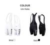 CSPD Summer Black & White Cycling Bib Shorts for Men & Women - Road Bike Sportswear, Hot Style 5-Point Design.