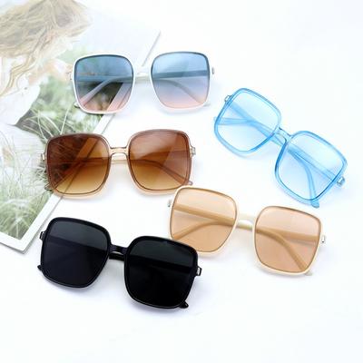 Óculos de Sol Quadrados de Armação Grande Óculos de Sol Emagrecedores Óculos Uv Personalizados com Mudança Gradual de Cor para Mulheres