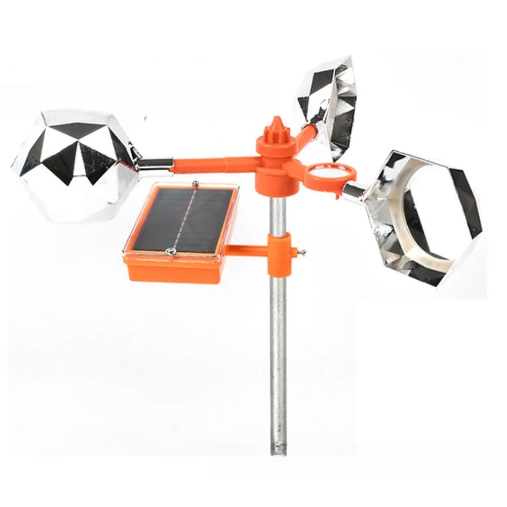 

Garden Outdoor Spaces Orange Bird Deterrent Bird Deterrent Reflective Spinner Wind-powered Rotation Reflective Cups