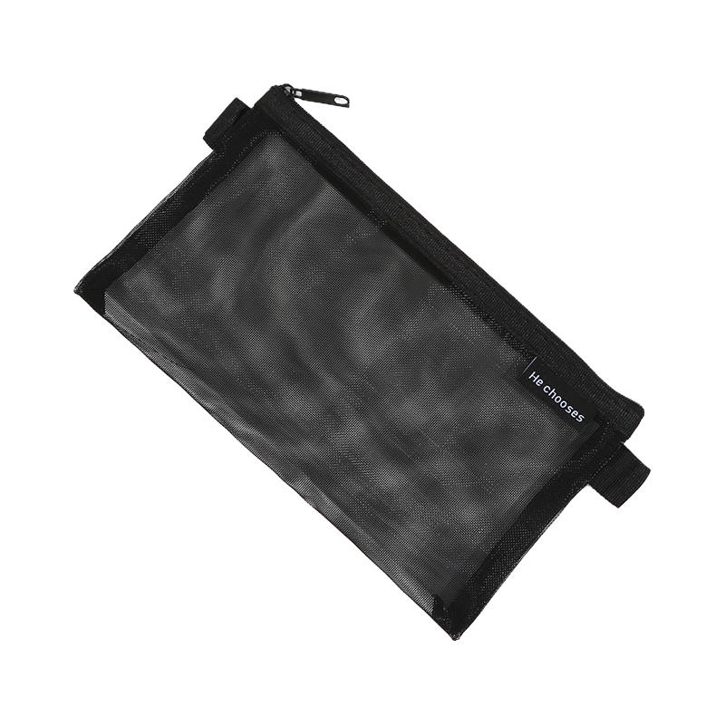 

1/2 шт. Креативный сетчатый прозрачный чехол Сумка для хранения Милый портативный пенал-сумка Школьные офисные принадлежности Канцелярские товары 1PC