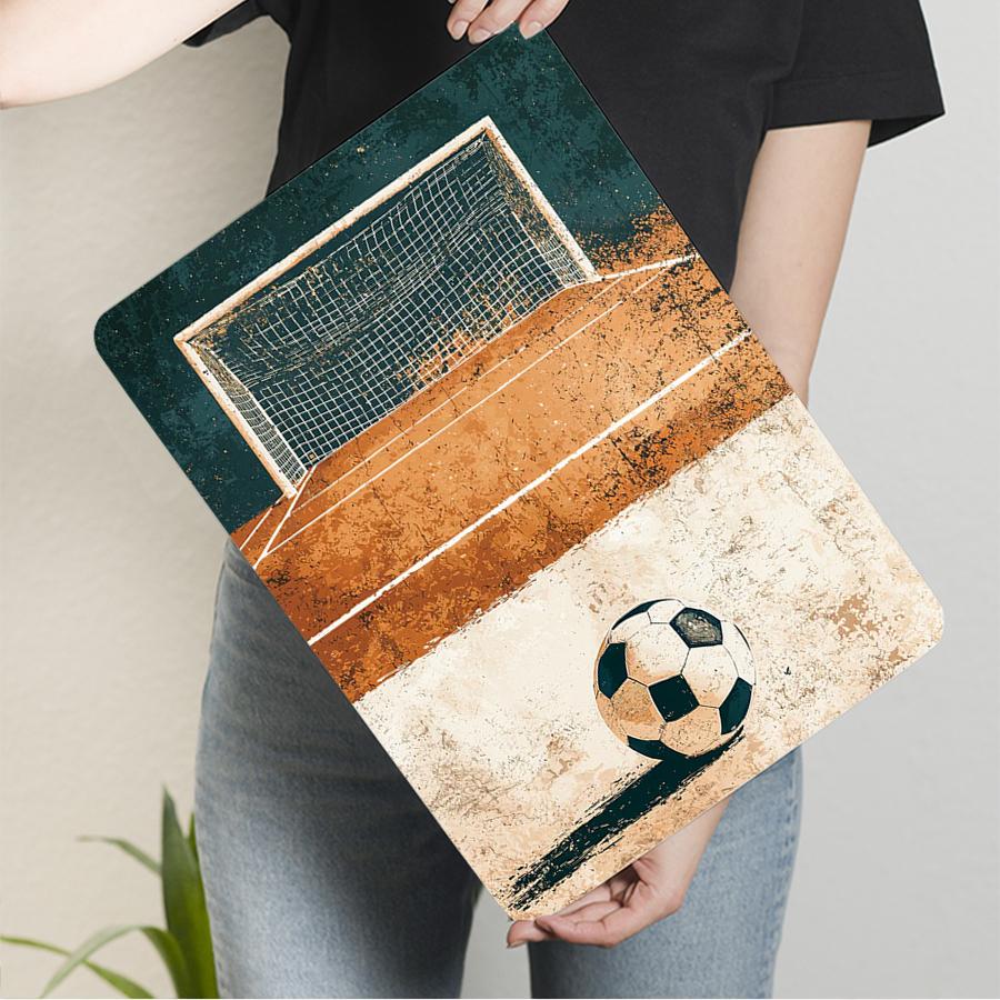 

Вінтажна Футбольна Ворота Металеве Настінне Мистецтво Спортивна Тема Декор для дому Спальні Кабінету Підвісний Орнамент 20x30cm（7.8x11.8inch）