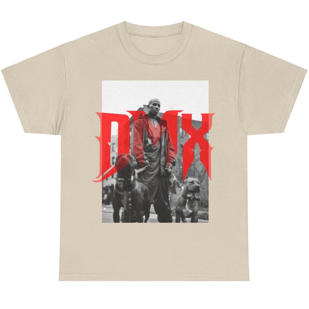 Rapper DMX Herren Baumwollhemd 2026 Sommer Neu übergroße Album-Grafik-Shirts Damen Y2k Hip Hop Kurzarm-T-Shirt Fan-Geschenke