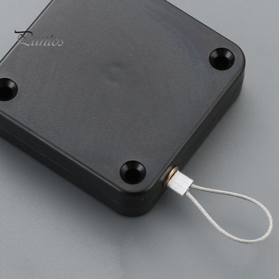 Automatic Door Closer with Steel Wire Adjustable Punch Free Self-Adhesive Wall Mount Bathroom Bedroom Sliding Screen Door Closing Device
