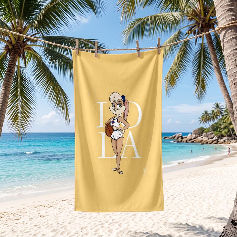 Lola Bunny (1) Beach Towel Large Towel For Pool Summer Vacation Bath Gift