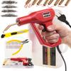 Techrebal 8586D Pro Welder Plastic Stapler + 200 Staples, Knife, Pliers + Solders