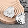Zinc Alloy Fidget Spinner Magnetic Push Card Metal EDC Stress Relief Toy Spinning Top Tips Gyroscope Relieve Anti-Stress