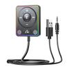 Bluetooth 5.4 Car Adapter With Dual Mics And Noise Cancellation, AUX Bluetooth Car Kit For Hands-Free Calls And Stereo Audio