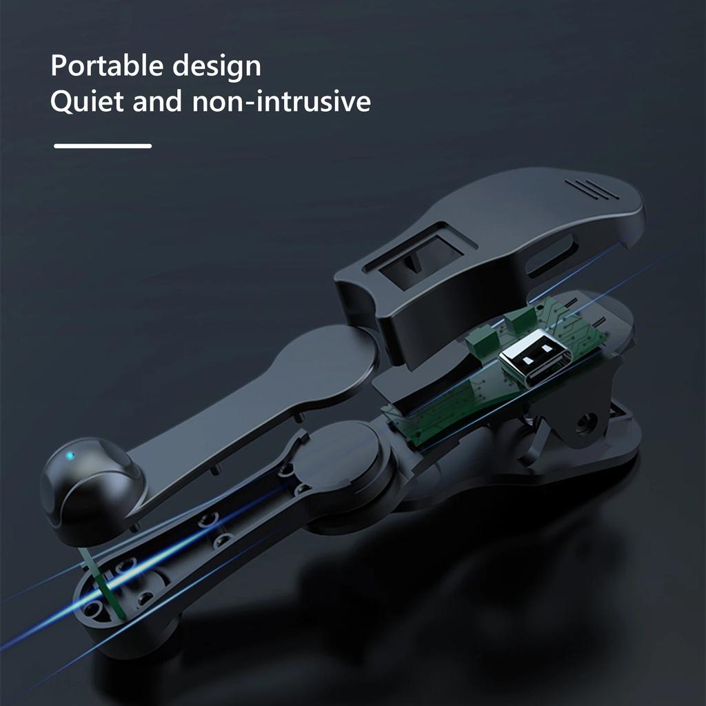 Digital Auto Screen Clicker Automatic Phone Screen Tapper 108 Gears USB Auto Clicker Device 180° Rotation for Smart Phone Apps