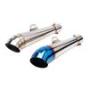 Moped Motorcycle GP Exhaust - Stainless Steel GY6 Performance Pipe