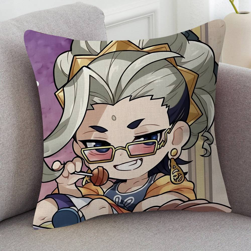 Anime Record Of Ragnarok Soft Comfortable Pillow Case Cartoon For Sofa Living Cat Room Home Office Retro Decor Protective Cover