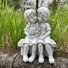 Romantic Couple Statue High-Quality Garden Outdoor Decoration Crafts Valentine's Day Gifts Wedding Anniversary Decoration