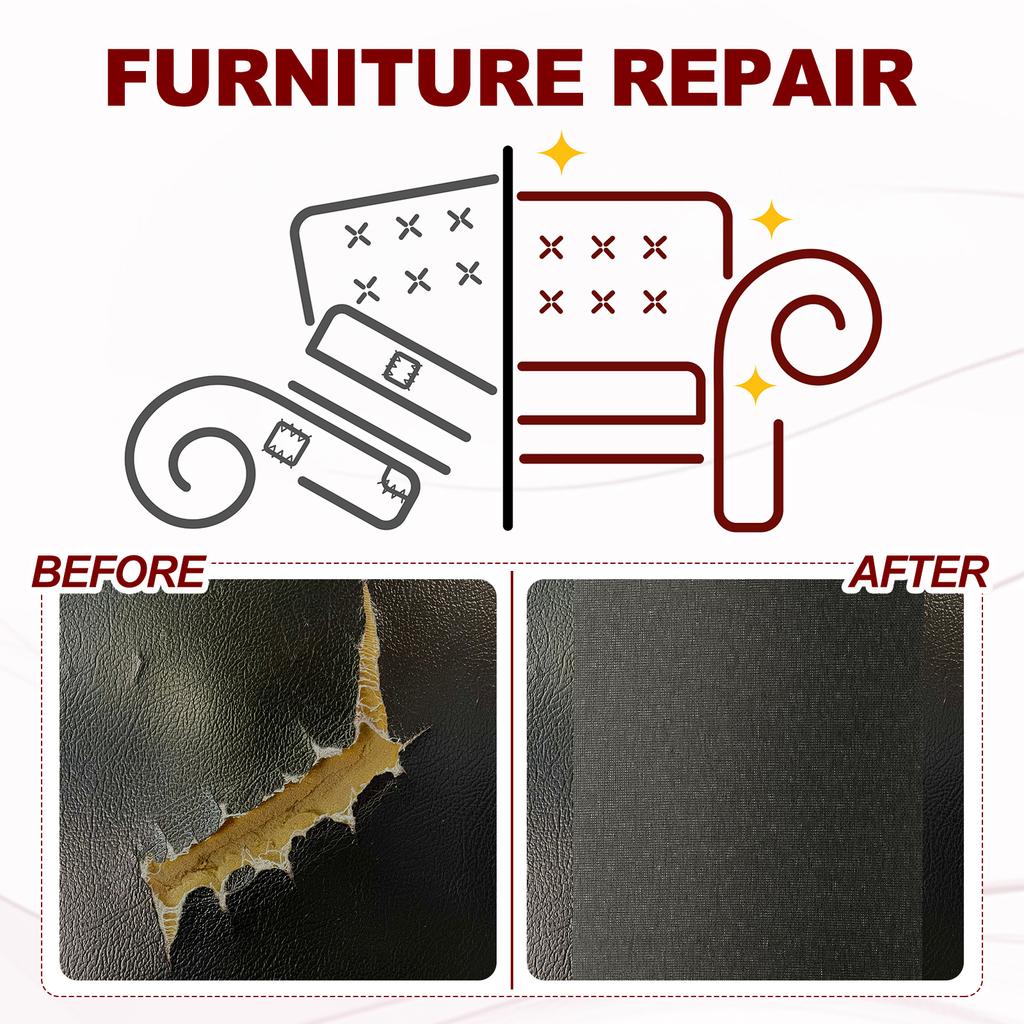 Leinen Reparaturband Reparatur Stoffflicken Selbstklebend Couchflicken Linien Reparaturflicken für Möbel Sofa Autositze 70x4,4 Zoll