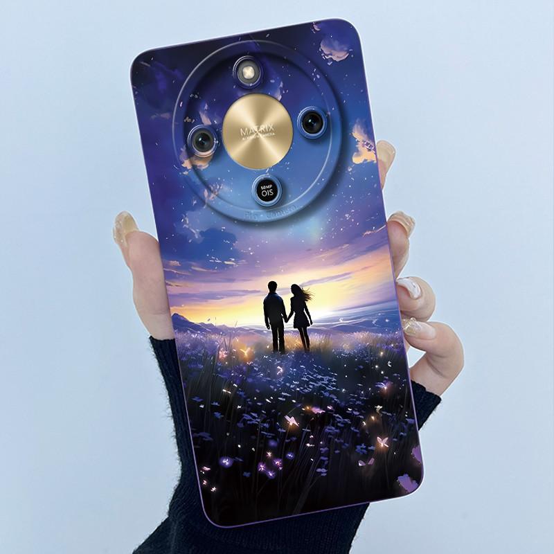 For Honor X9d 5G Case MTN-NX1 Fashion Simplicity Oil Painting Floral Silicone Soft Phone Casing New Design Shockproof Back Cover