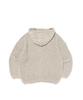 Otherfits Cable Weight Knit Zip-Up Hoodie (Beige)