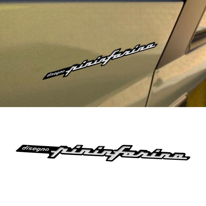 3D hliníková nálepka pininfarina disegno pro Hyundai matrix Tucson Santafe Elantra Tiburon Auto doplňky HH65