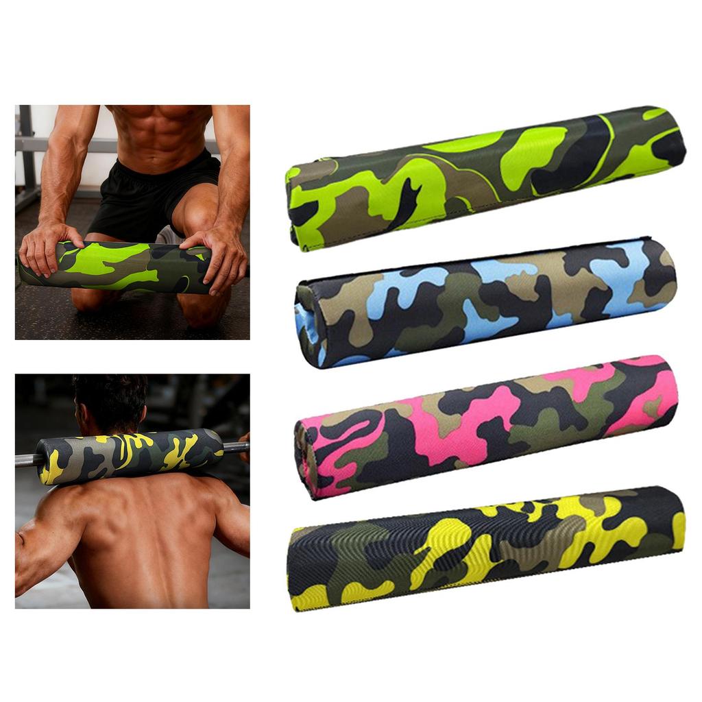 Barbell Pad Exercise Handles Resistance Attachments Non Slip Accessory Thick Foam Oxford Cover