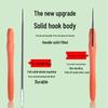 9-Color Soft Grip Crochet Hook Set: Thick & Thin Yarn DIY Hand Knitting Tools