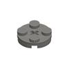 50PCS 4032 Plate Round 2 X 2 with Axle Hole Bricks Collections Bulk Modular GBC Toys For Technical MOC DIY Buildings Blocks