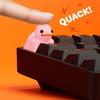 Cute Yellow Duck Resin Keycaps Single Keyboard Key Ca Cover Cartoon Decor Game Accessories Tension Relief Toy Replacement Parts